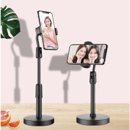 Giá đỡ điện thoại Microphone Stands, kẹp chống lưng 360 ,đế chân tròn để bàn, gia do tiện lợi đa năng GD508-GiaDT-NC