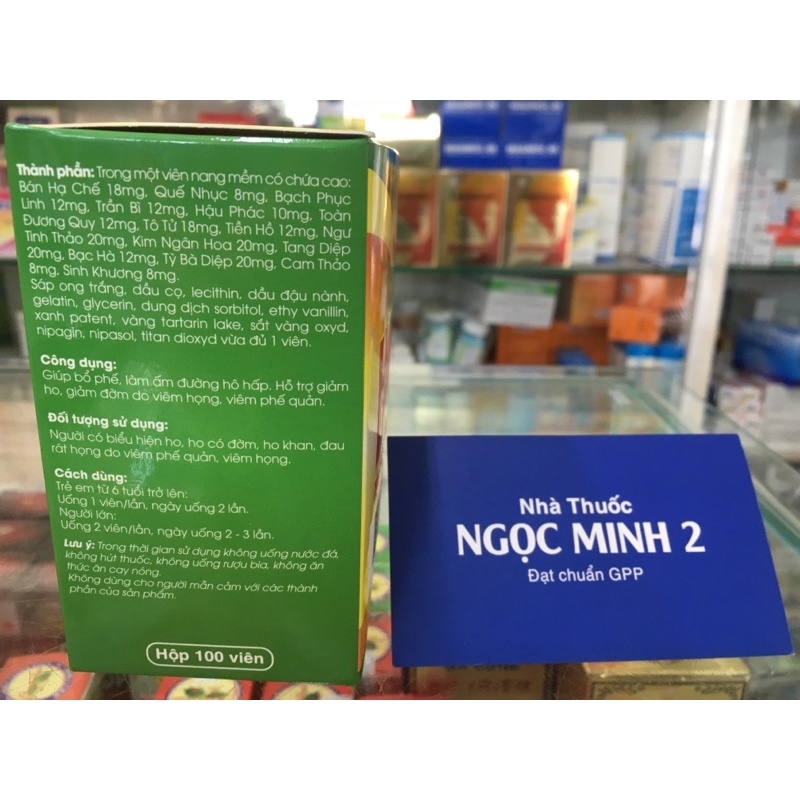 ✅  Viên nang Ho Đại Đức Mạnh hỗ trợ bổ phế giảm ho giảm đờm
