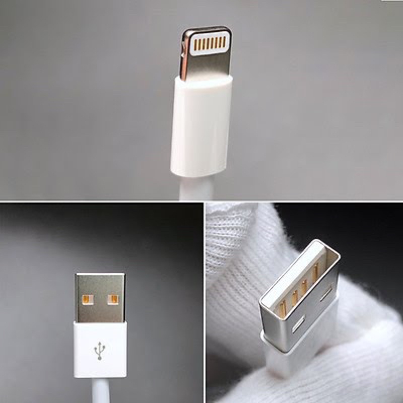 Bộ Sạc Thường 5V=1A USB To Lightning Cho Điện Thoại Tai Nghe Zin Nhà Máy