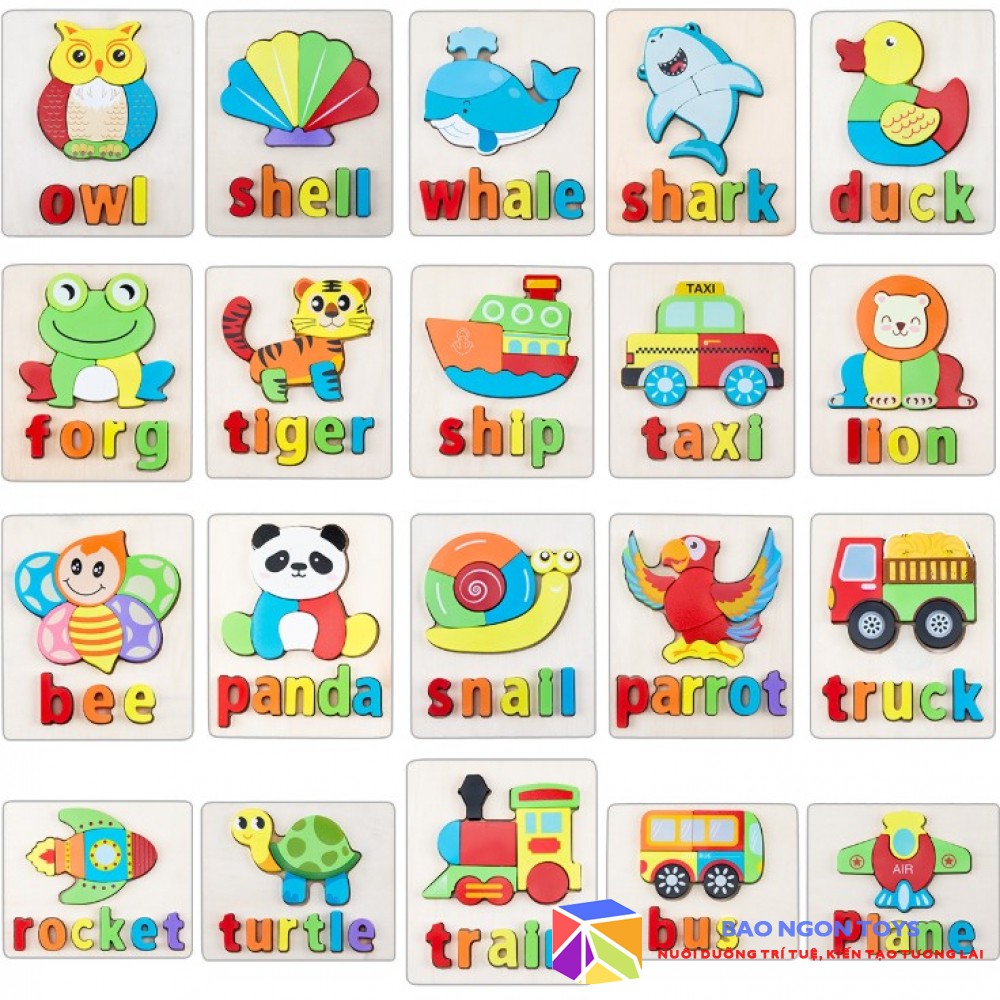 BẢNG XẾP HÌNH VÀ CHỮ CÁI THÔNG MINH CHO BÉ - BAO NGON TOYS