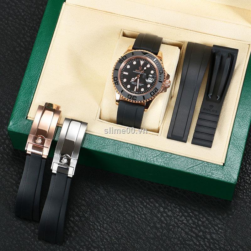 Dây đeo bằng cao su dành cho đồng hồ đeo tay Rolex thích hợp cho nam giới