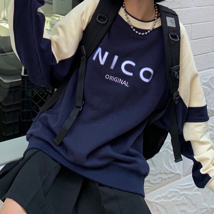 Áo thun nữ tay dài in chữ thời trang Hàn Quốc | BigBuy360 - bigbuy360.vn