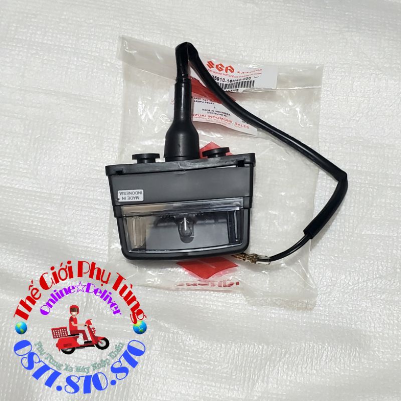 Đèn soi biển số Satria fi, Raider fi zin mới - 35910-16H40-000