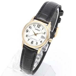 Hot đồng hồ nữ dây da casio chính hãng anh khuê ltp-v002gl-7budf chính hãng