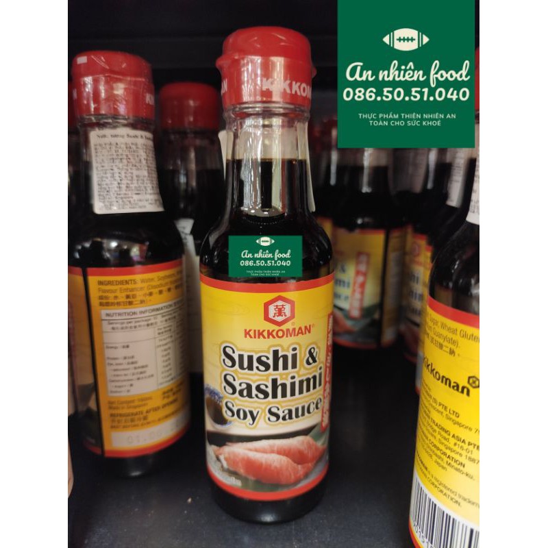 Nước Tương Kikkoman Ăn Sushi &amp; Sashimi 150ML