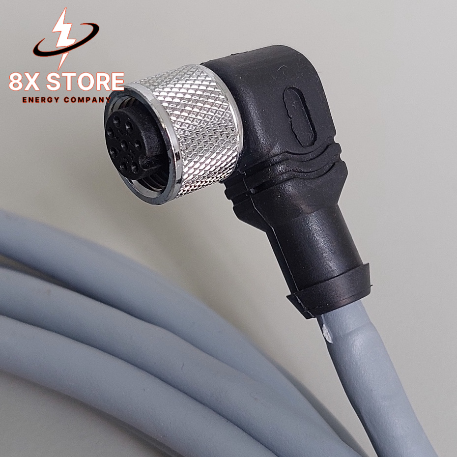 Cáp kết nối tín hiệu loại 8 Pin,M12 Female