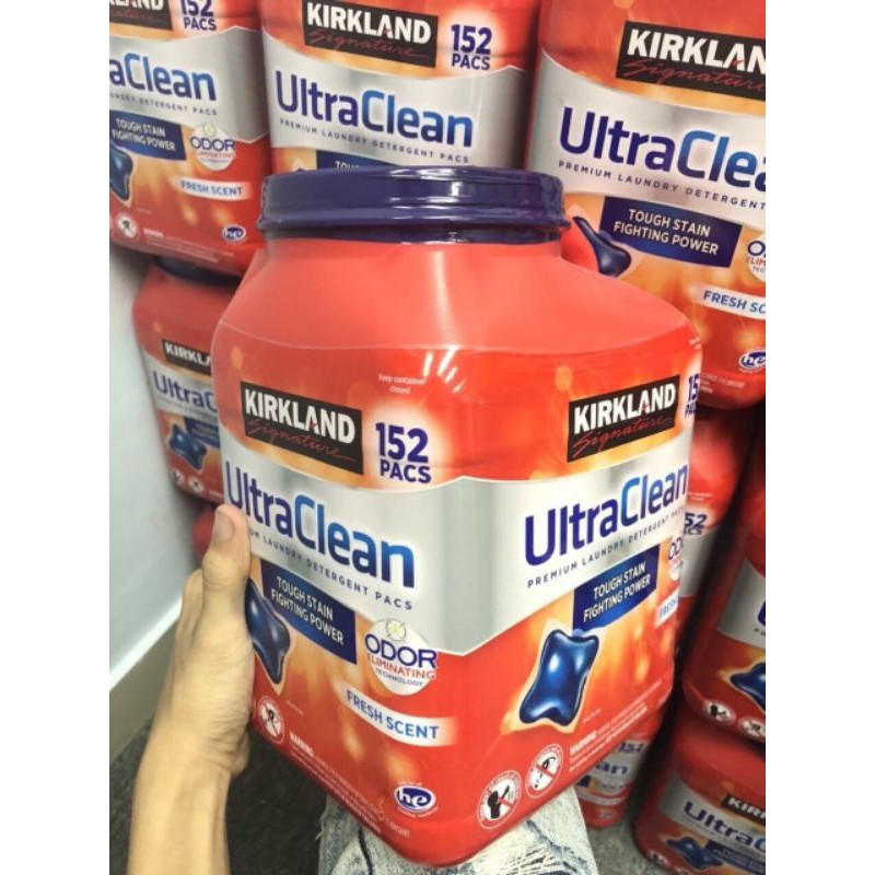 Viên Giặt Quần Áo KIRKLAND ULTRA CLEAN 152 viên Của Mỹ.