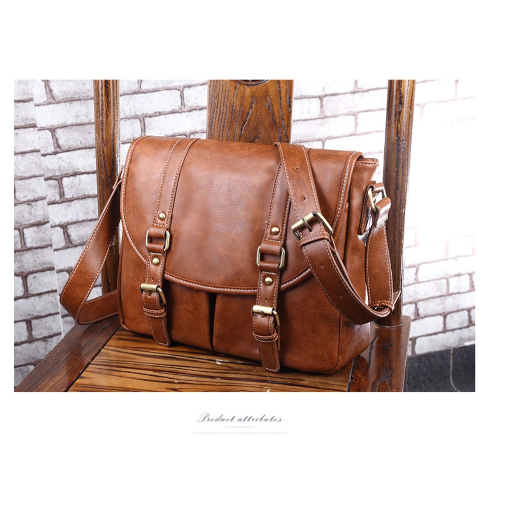 Túi đeo chéo nam đa chức năng thời trang cao cấp phong cách mới