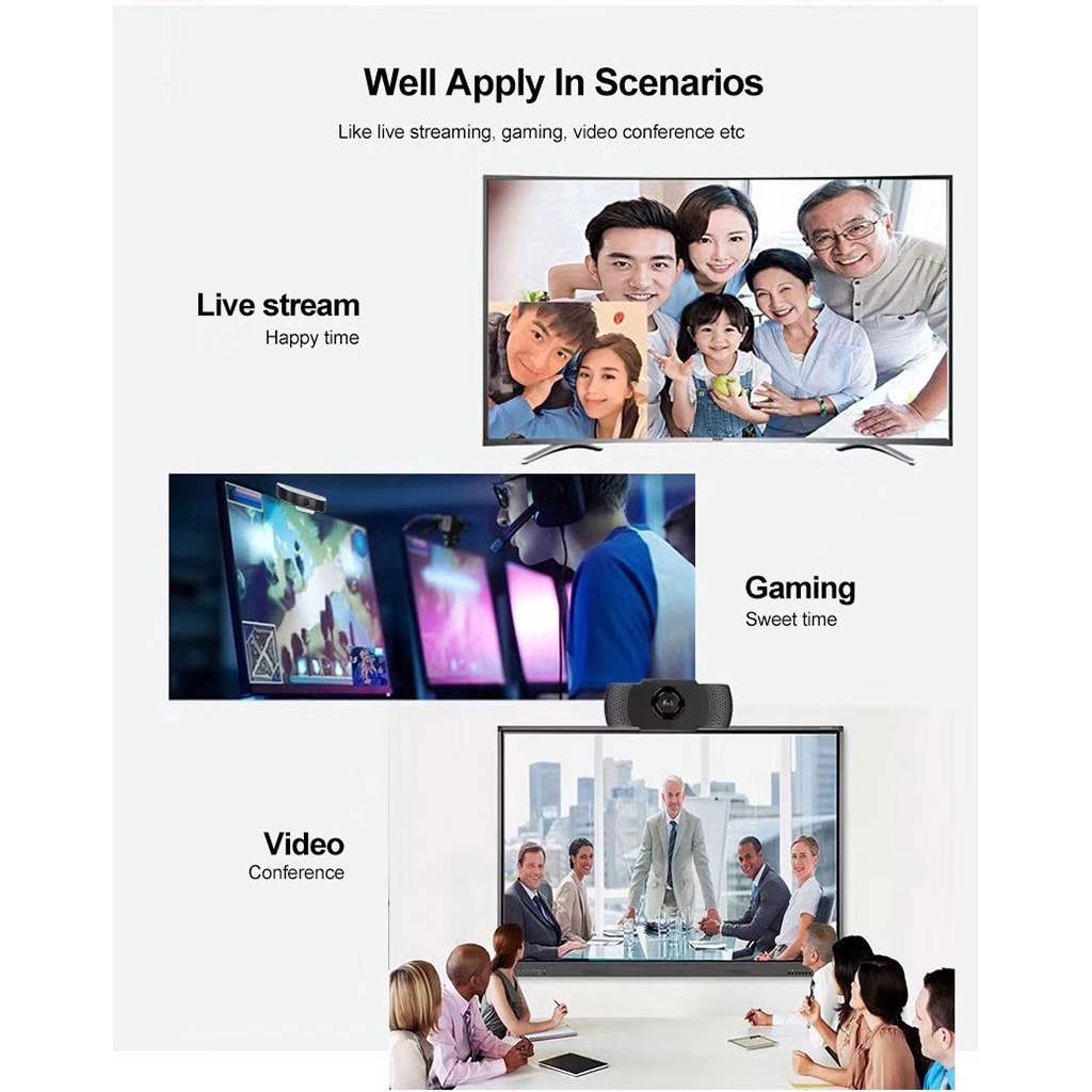 Webcam 1080p Hd Có Mic Cho Máy Tính | BigBuy360 - bigbuy360.vn
