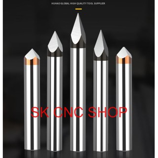 Mũi dao khắc CNC - kim loại - nhôm đồng - 6MM - SK CNC SHOP