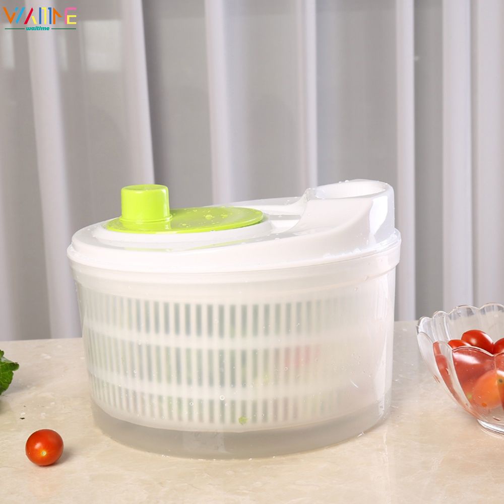 Cao Công Suất Salad Spinner Nhựa Lớn Salad Rau Bina Lá Máy Sấy Trái Cây và Rau Quả Máy Sấy Rau Diếp RAU Drainer waitime