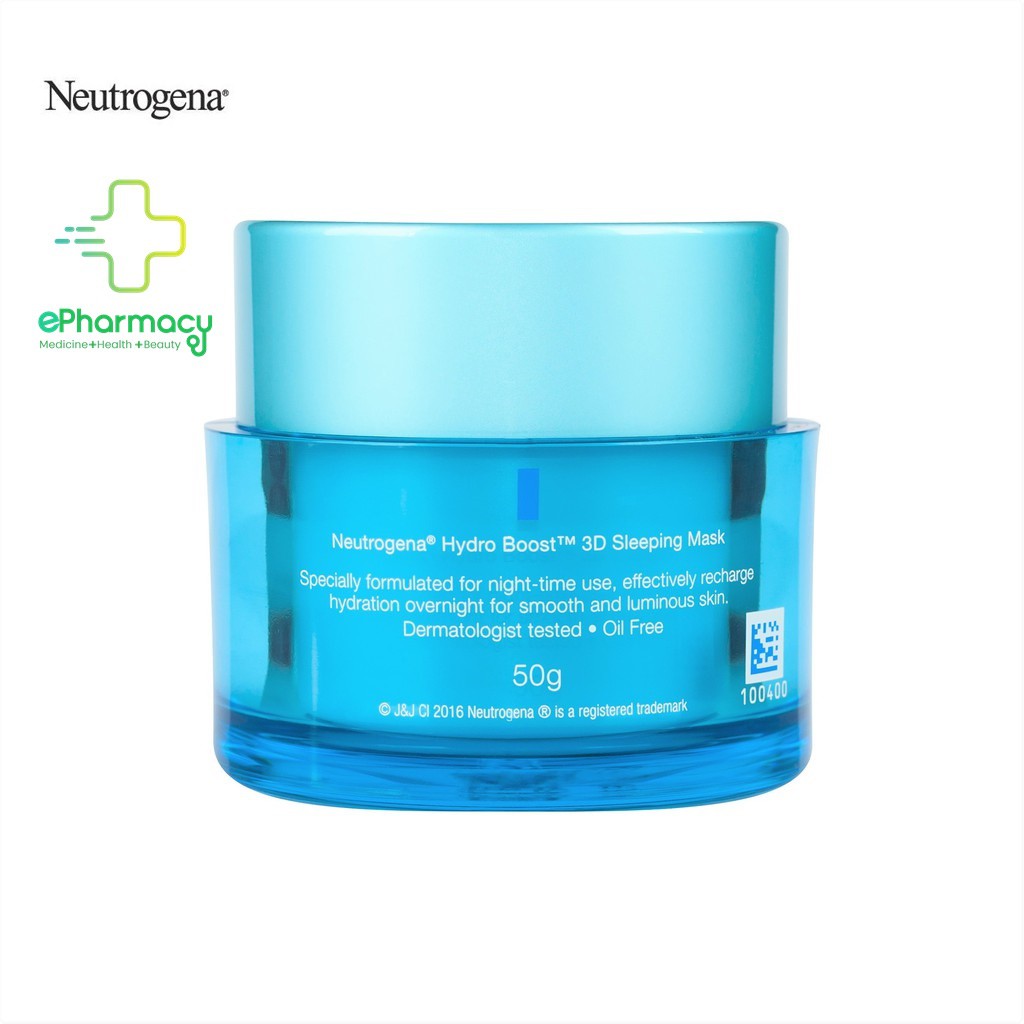 Mặt Nạ Ngủ NEUTROGENA cấp nước - NEUTROGENA Hydro Boost 3D Sleeping Mask 50G