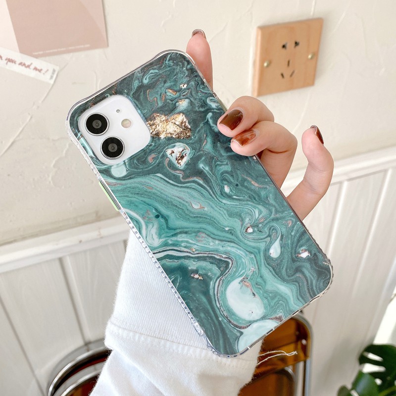 Ốp Điện Thoại TPU Mềm Chống Sốc Họa Tiết Cẩm Thạch Sang Trọng Cho iPhone 13 12 Pro Max 11 XR XS Max X 7 8 Plus 12