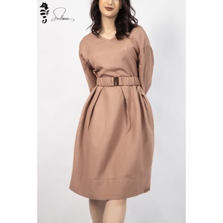 Váy thu đông chất liệu linen cao cấp chính hãng