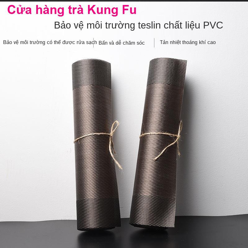 chiếu trà trúc phụ kiện bộ bàn Á hậu không thấm nước đạo Thiền Trung Quốc khay trải vải khăn cờ