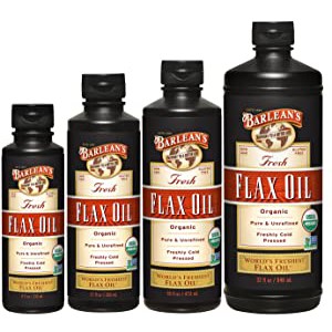 Dầu lanh hữu cơ Barlean, 16 Fl Oz @ Hàng Mỹ @ Organic Fresh Flax Oil -- 16 fl oz