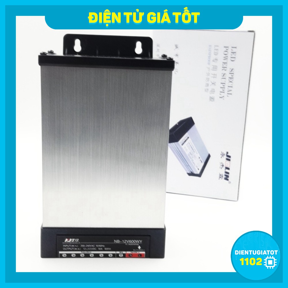 Nguồn Tổ Ong 12V50A 600W Ngoài Trời, Nguồn Tổ Ong 12V 50A 600WN goài Trời