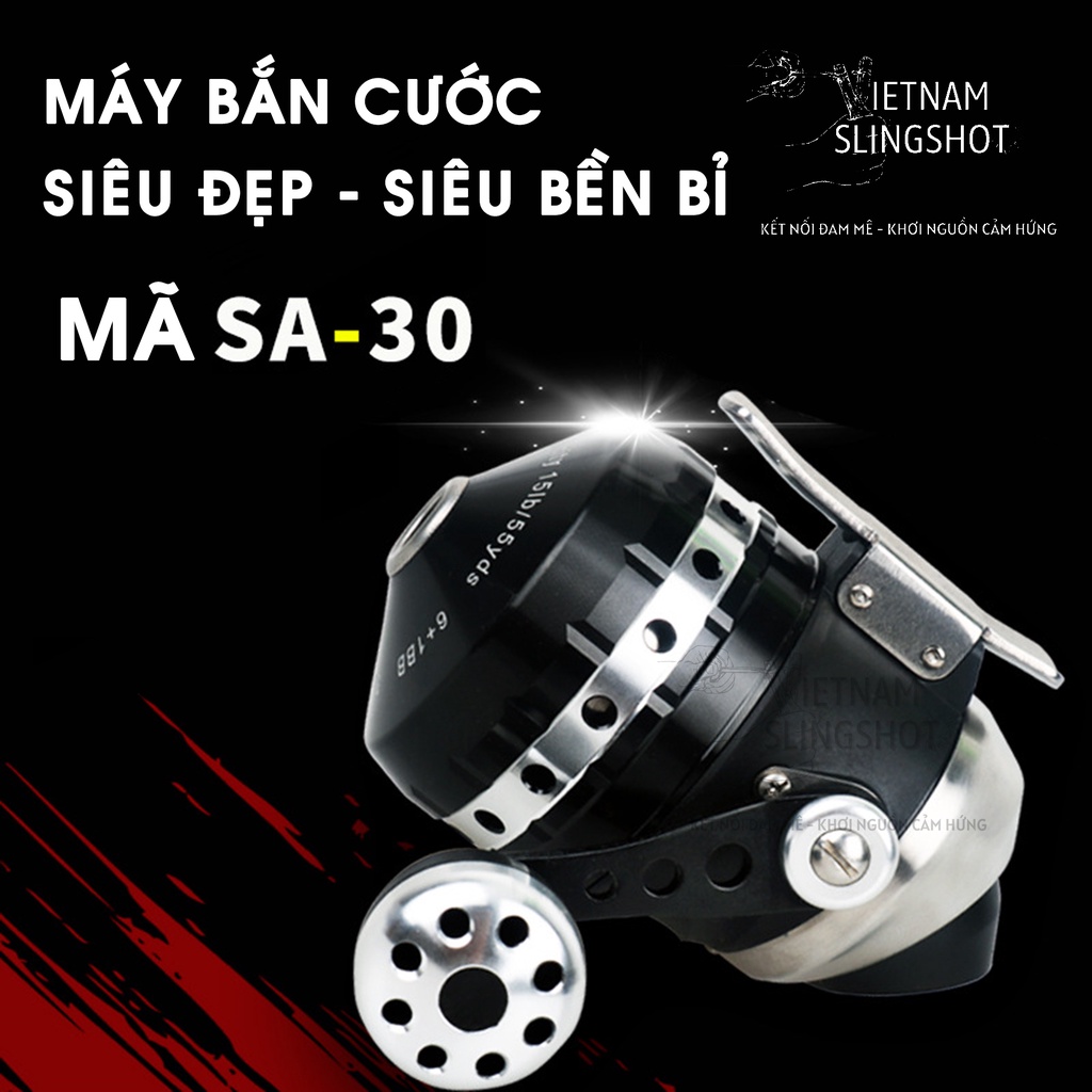[SA30] Máy thu cước SA30 kim loại siêu bền, siêu xịn, mẫu mới siêu đẹp, cầm chắc tay cho đường đi cước ổn định và xa