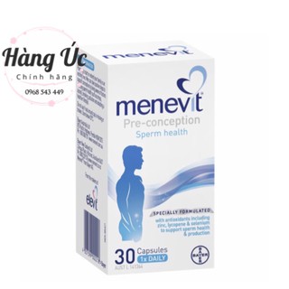 Menevit Tăng Chất Lượng Tinh Trùng Bayer 30 Viên💥FREESHIP💥Hỗ trợ nam giới