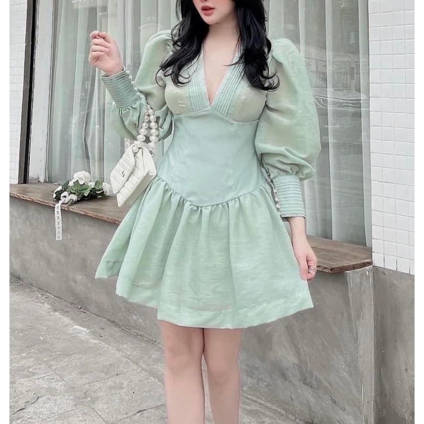 LINH CAVALI - Váy đũi 3 màu tay bồng