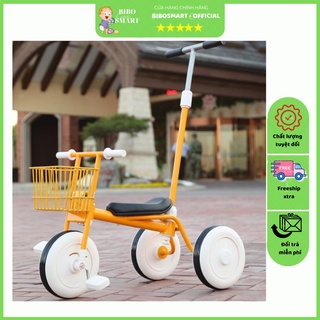 Xe đạp ba bánh muji - xe ba bánh cho trẻ 1 - 6 tuổi, xe đẩy cho bé