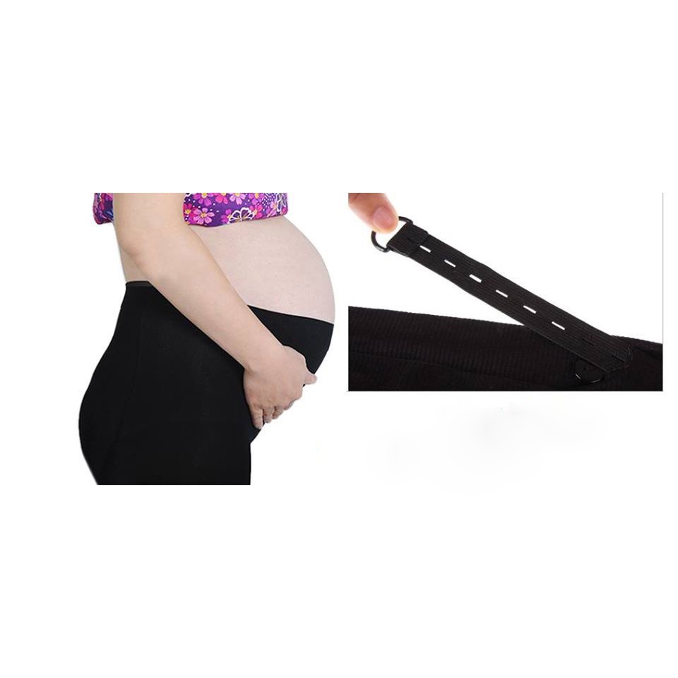 Quần legging cho mẹ bầu, legging bầu đáp bụng , chun điều chỉnh chất cotton co giãn