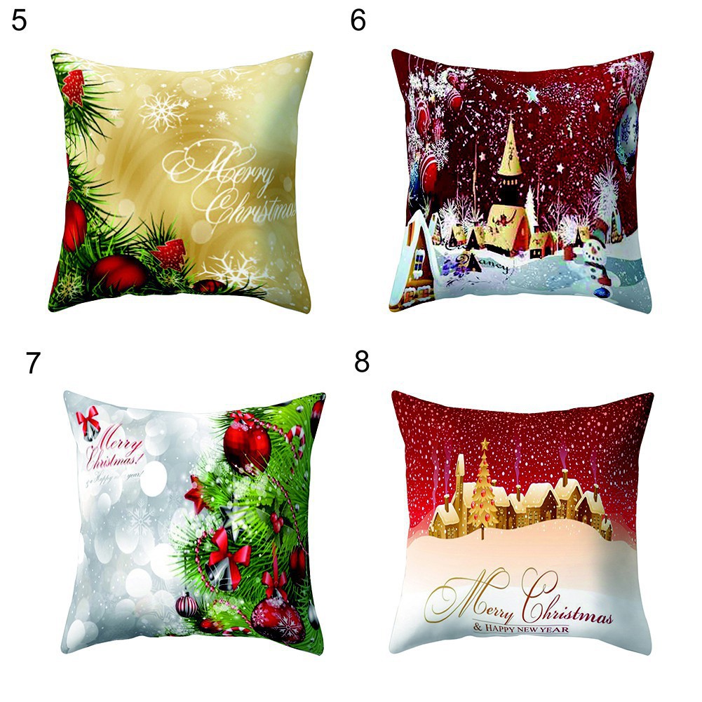 Bao gối vuông 18 Inch trang trí Giáng sinh