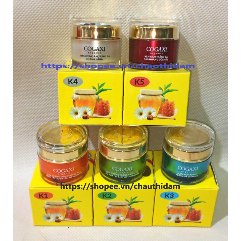 Kem COGAXI 10G 5 dòng vàng