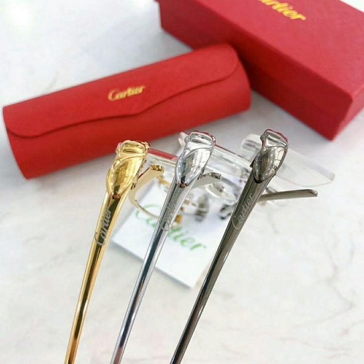 Kính khoan không viền, Titanium, Mắt kính cận nam, Hàng cao cấp, Kèm Full Box, Bảo Hành 12 tháng - donghokinhmat168