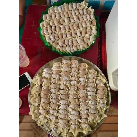 Hoành thánh tôm thịt nhà làm bao ngon hộp 30-35 viên | BigBuy360 - bigbuy360.vn