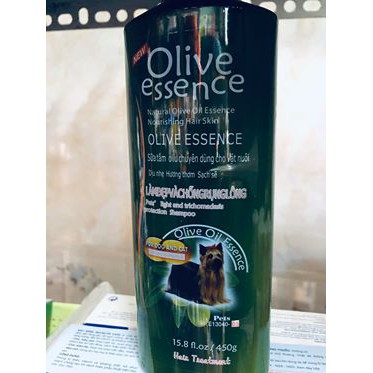 Sữa tắm Olive essence làm đẹp và chống rụng lông chai 450ml