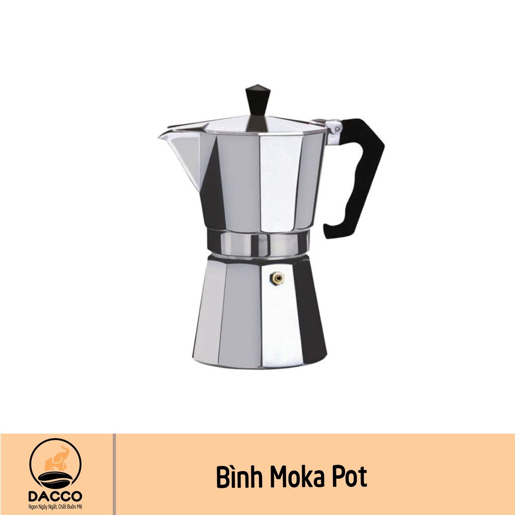 Bình Moka Pot - Dụng cụ pha chế cà phê Dacco