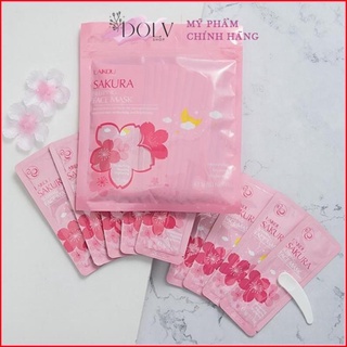 Mặt nạ ngủ hoa anh đào sakura chính hãng bịch 15 miếng