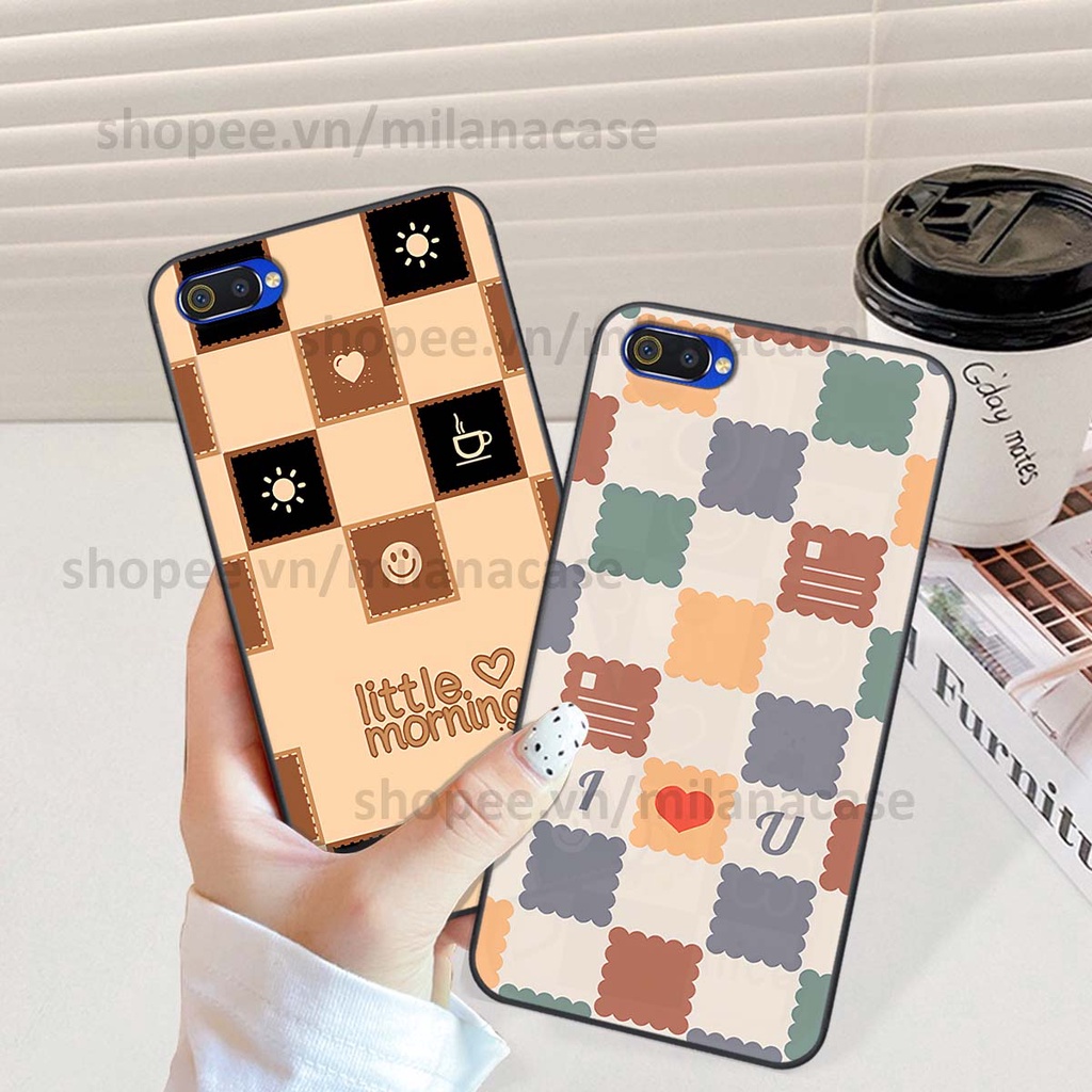 Ốp Realme C1 / C2 caro họa tiết nhiều màu sắc siêu đẹp thời trang cá tính