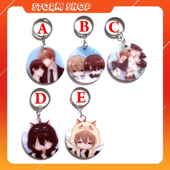 Móc khóa anime Dakaretai OTOKO (YAOI)