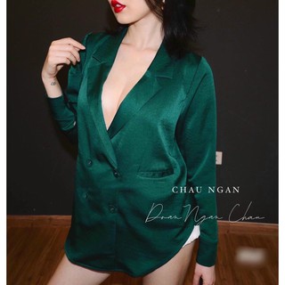 ÁO SƠMI LỤA CỔ VEST (KÈM VIDEO HÌNH THẬT)