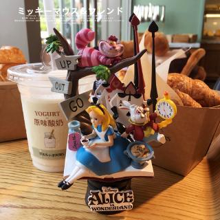 Alice ALICE ở xứ sở thần tiên Mèo Cheshire Mr. Búp bê mô hình trang trí cảnh thỏ