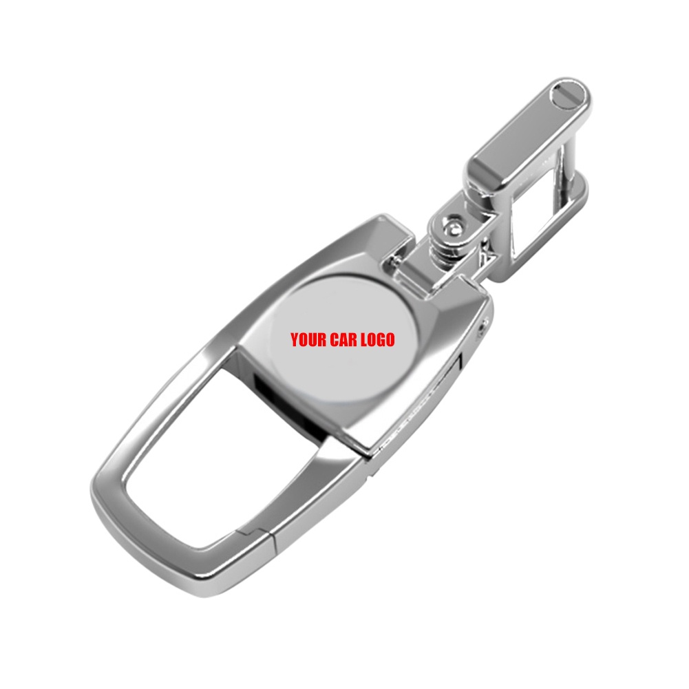 Móc Khóa Kim Loại Hình Logo Xe Hơi Honda Au-Di Benz Ford