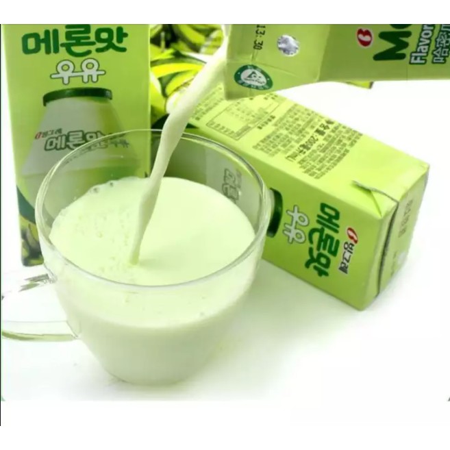 [BINGGRAE] SỮA DƯA GANG HÀN QUỐC 200ML - [빙그레] 메론맛 우유 200ML