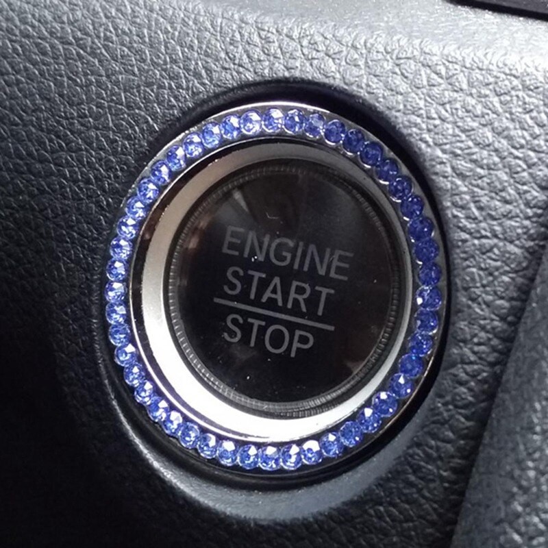 ⚡️FREESHIP TQ⚡️Vòng Đá Trang Trí Nút Khởi Động START STOP Của Xe Hơi Bằng Đá Cực Sang Trọng