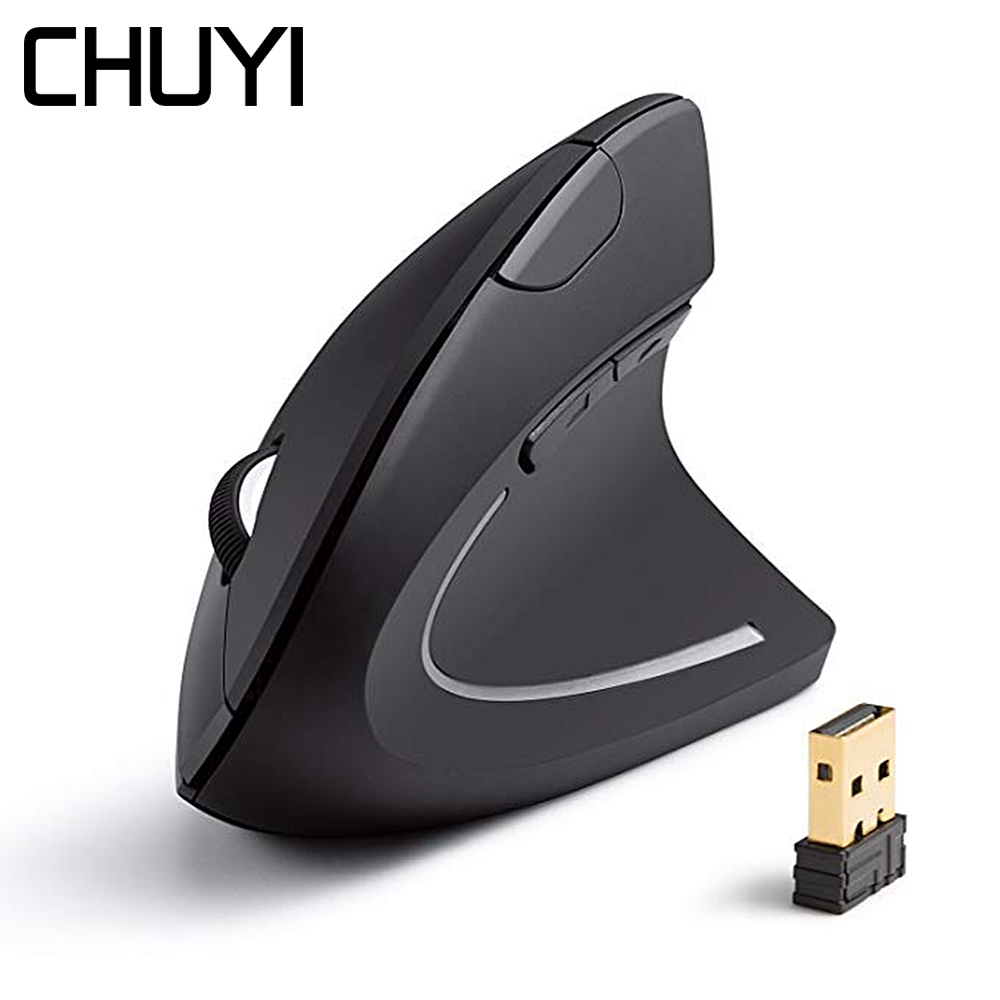 Chuột không dây kiểu đứng 1600 DPI USB cho chơi game