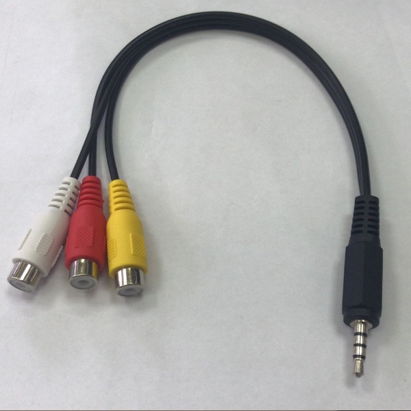 Cáp ChuyểN ĐổI Âm Thanh / Video 2.5mm Mini AV Sang 3RCA