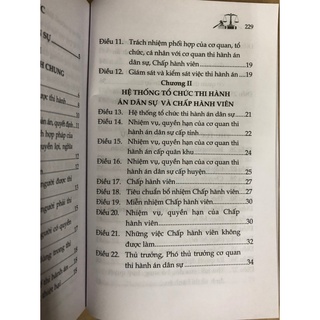 Sách Luật thi hành án dân sự (sửa đổi, bổ sung năm 2014, 2018, 2020, 2022)