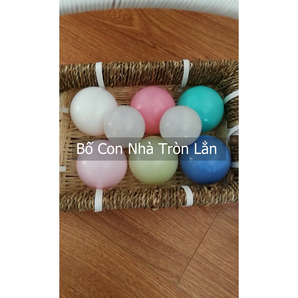 100 quả banh nhựa 7 cm Holla loại đẹp - BÓNG SIÊU CĂNG - 100 bóng nhựa 7cm an toàn cho bé - Bóng Hola Hàn Quốc nhựa HDPE