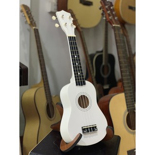 đàn Ukulele soprano màu trắng