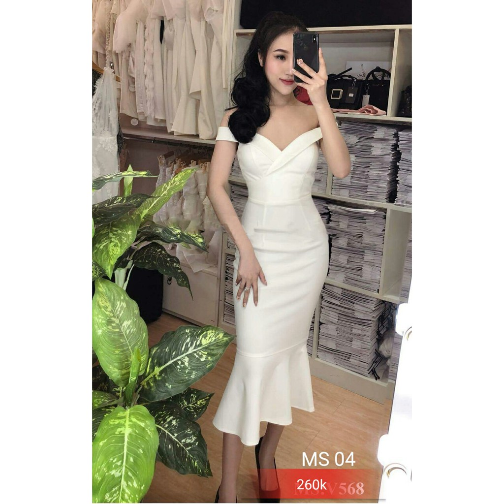 đầm body đuôi cá 04