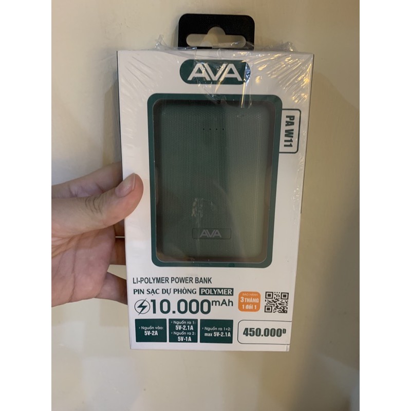 SẠC DỰ PHÒNG 10.000MAH AVA