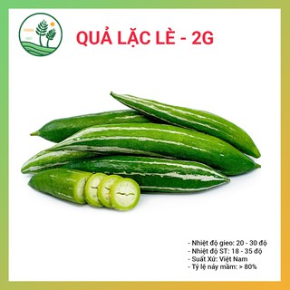 Hạt Giống Quả Lặc Lè(Mướp Nhật) 2gr