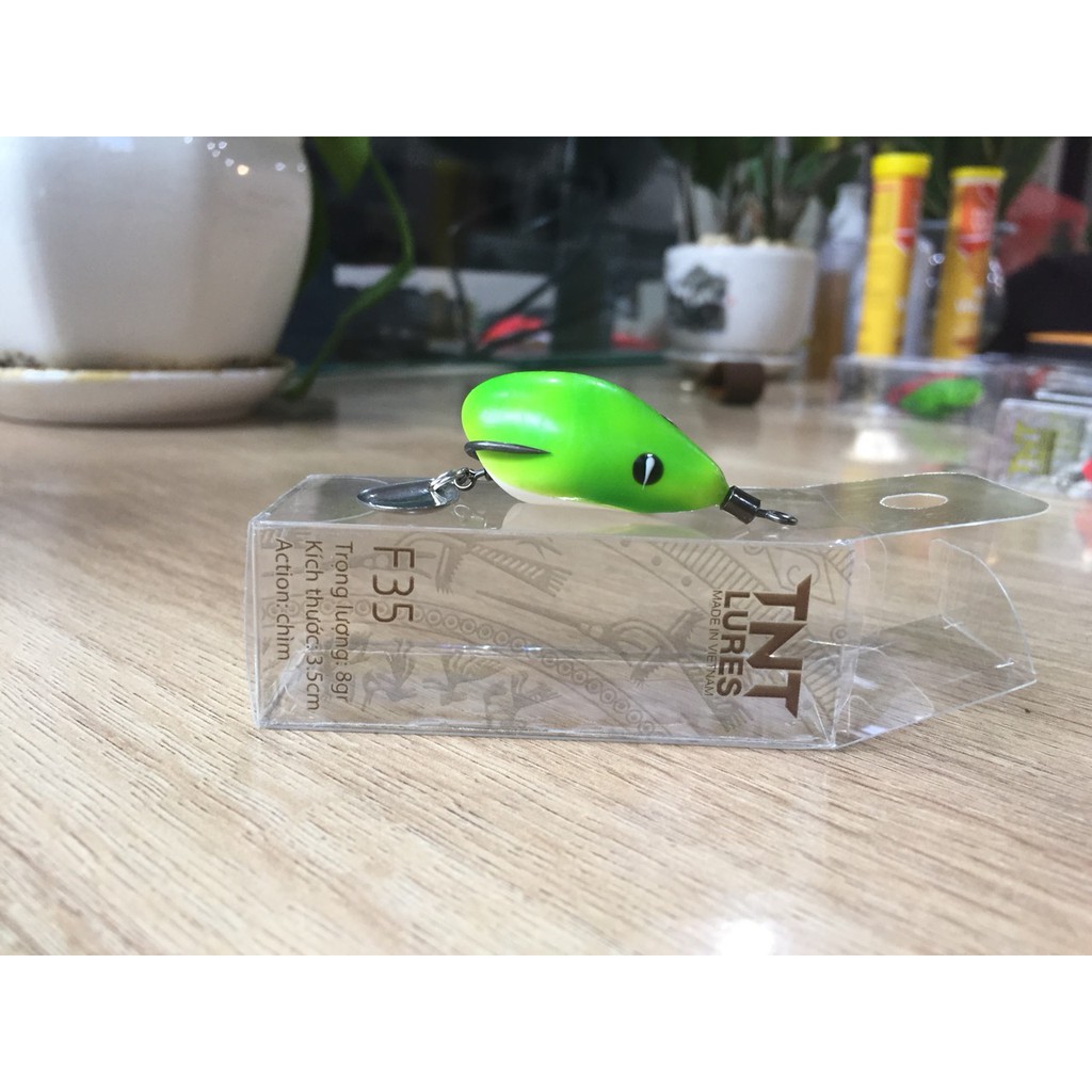 Mồi Lure Nhái Hơi TNT – F35