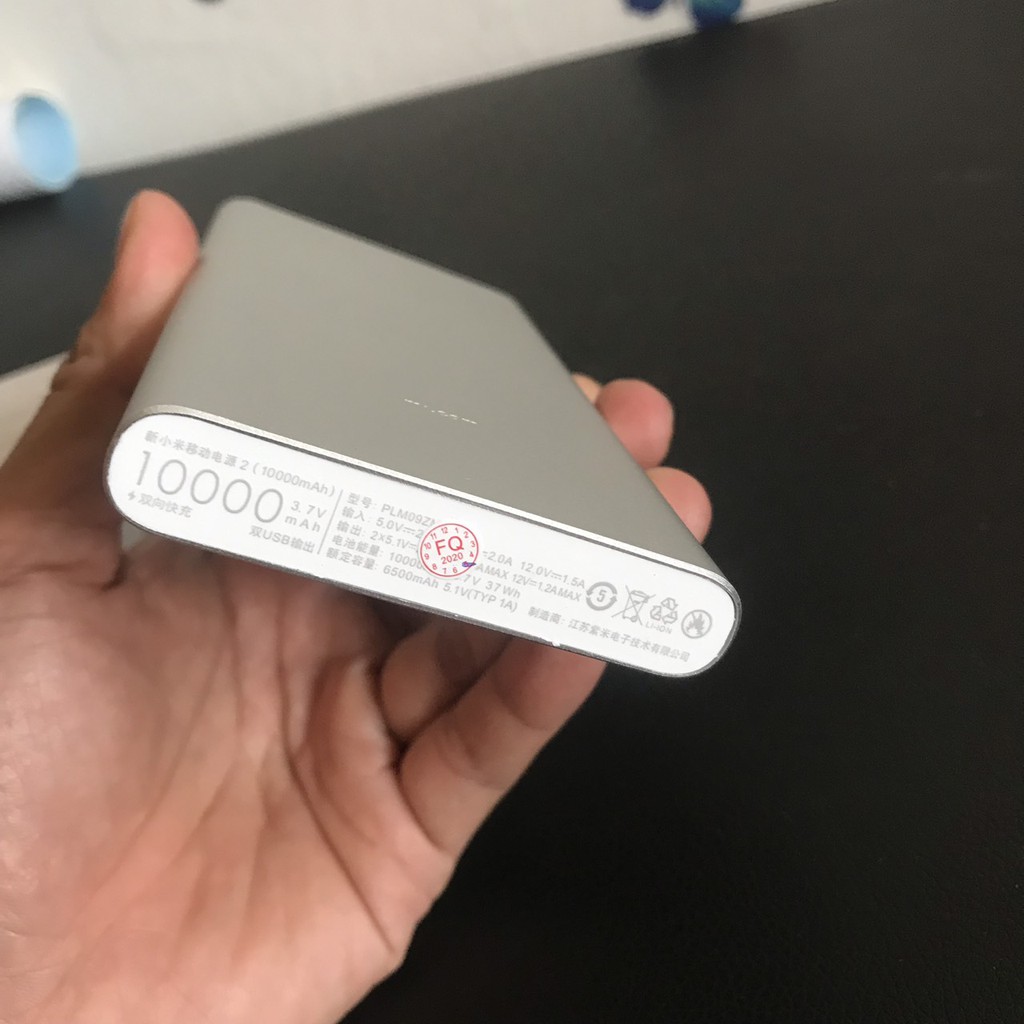 [XẢ HÀNG] Pin Sạc dự phòng Xiaomi Gen 2 10000 Mah 2 cổng sạc (BẢO HÀNH 1 NĂM) !!